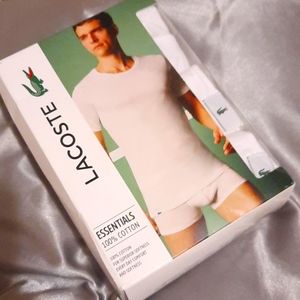3 pack,Lacoste Essentials 100% cotton T's